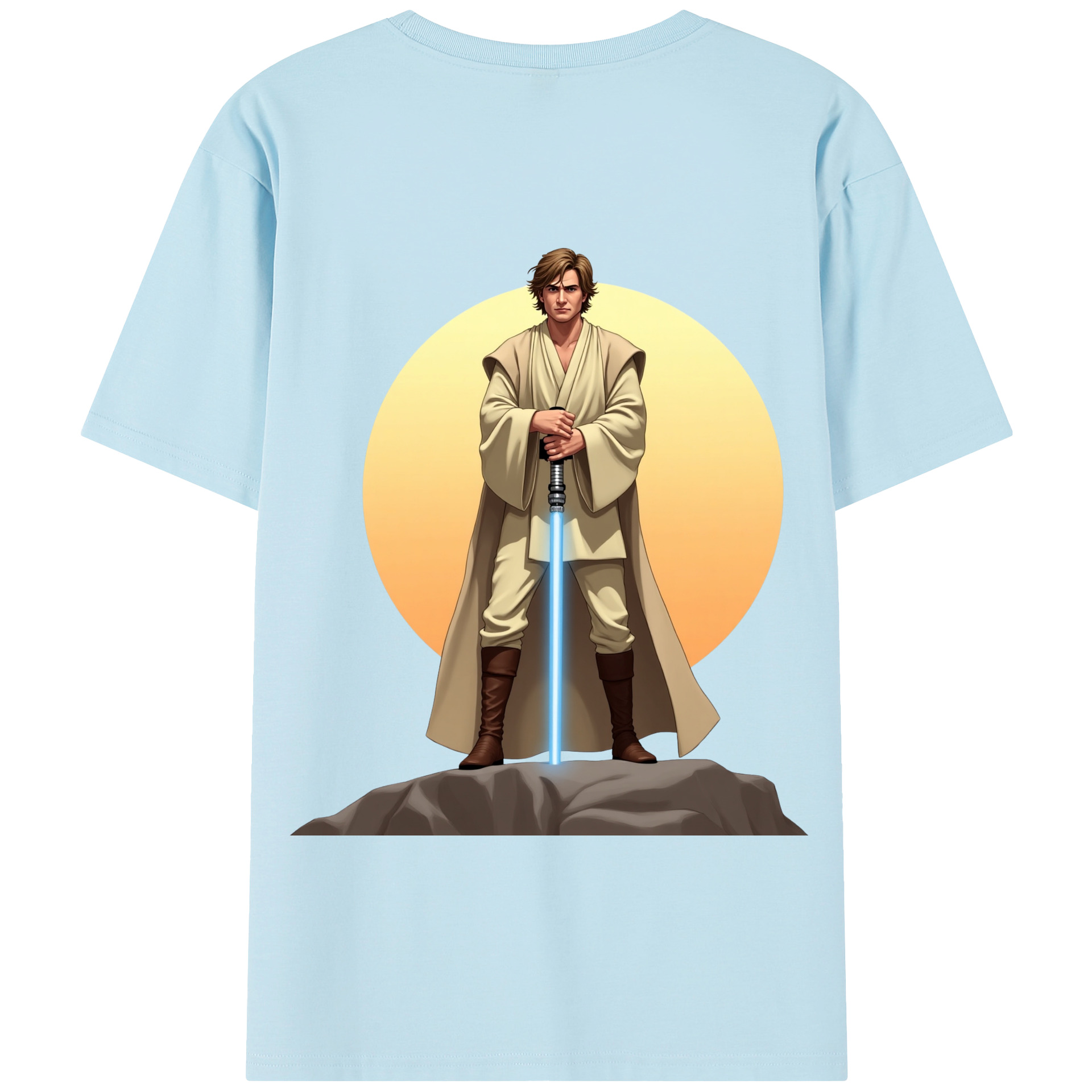 （画像用） スター・ウォーズ Star Wars 綿100％半袖Tシャツ（背面プリント）